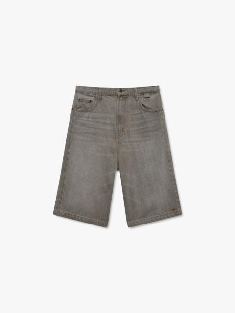 Rhude BAGGY TRAXEDO DENIM SHORT
