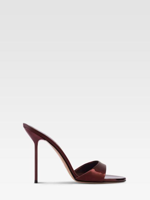PARIS TEXAS Mirrored leather mule