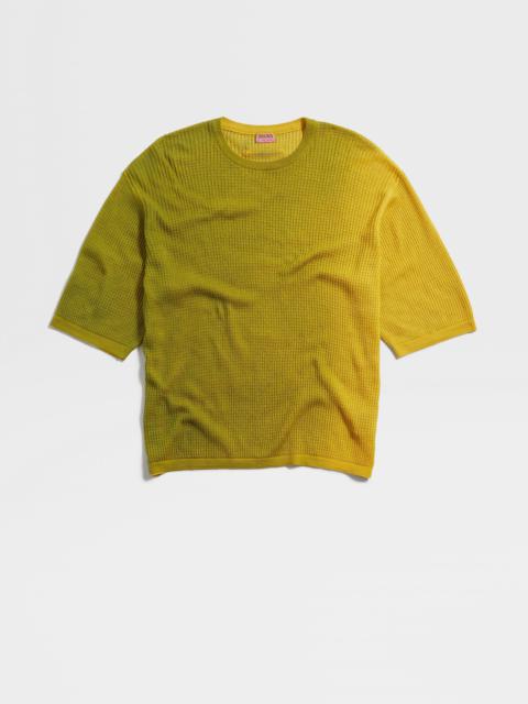 ZEGNA ZEGNA X THE ELDER STATESMAN COTTON AND CASHMERE T-SHIRT