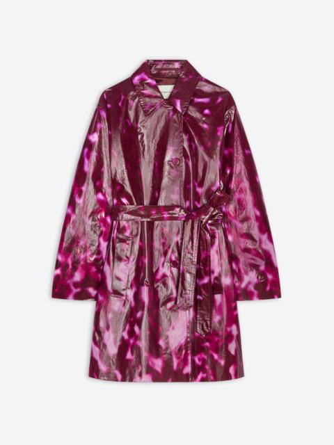 Dries Van Noten Ronas floral coated trench coat | REVERSIBLE
