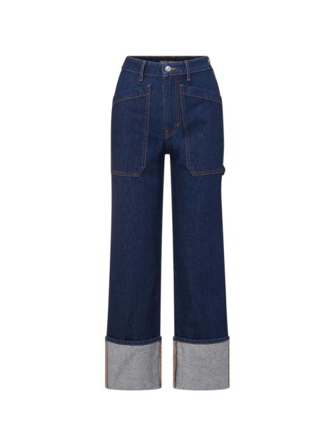 DYLAN CUFFED STRAIGHT-LEG JEAN