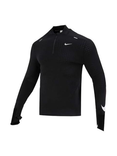 Nike Nike Therma FIT Repel Element Long Sleeves Tee 'Black Red' FD4064-010
