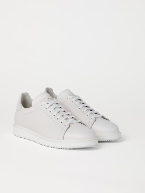 Brunello Cucinelli Grained calfskin sneakers