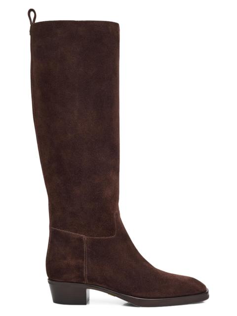 JIMMY CHOO Women's Mave 45MM Suede Knee-High Boots - Chocolate