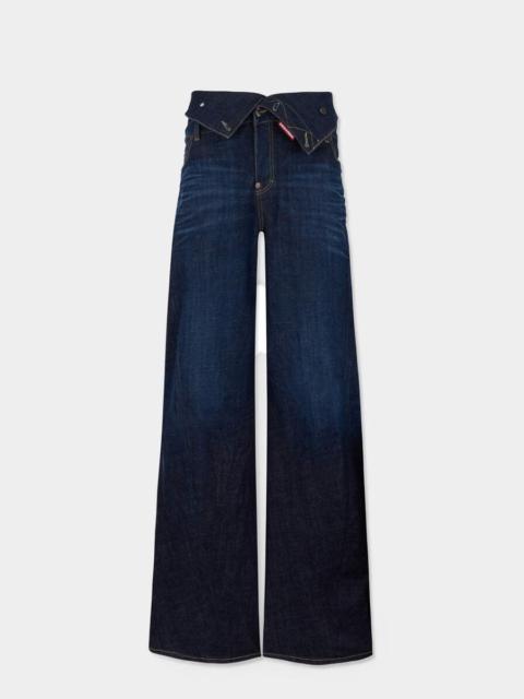 DSQUARED2 DARK URBAN LOOSE TWIST JEANS