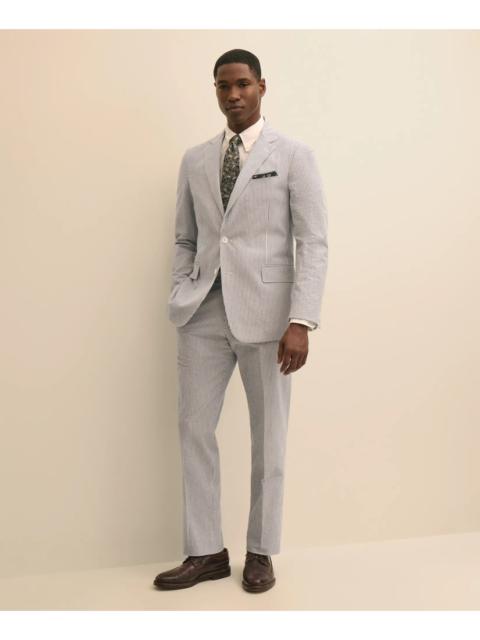 Brooks Brothers Classic Fit Cotton Seersucker 1818 Suit