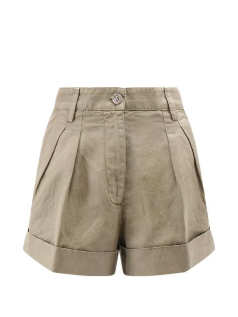Aspesi linen gabardine shorts