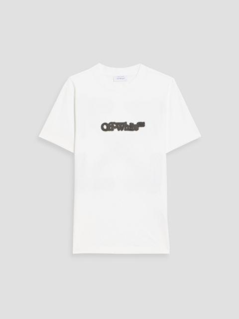 Off-White Printed cotton-jersey T-shirt