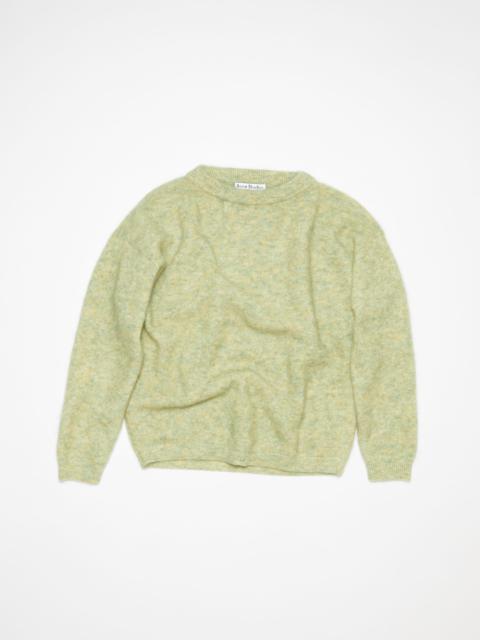 Wool mohair jumper - Pistachio Green
