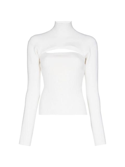 TOM FORD cut-out virgin wool-blend jumper