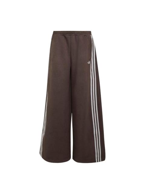 adidas (WMNS) adidas Adilenium Season 6 Faux Suede Track Pant Asia Sizing 'Aurora Coffee' LH1925