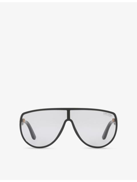 TOM FORD FT1182 Achilles Pilot-Frame Acetate Sunglasses