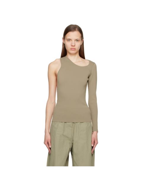 Paris Georgia Khaki Moon Long Sleeve T-Shirt