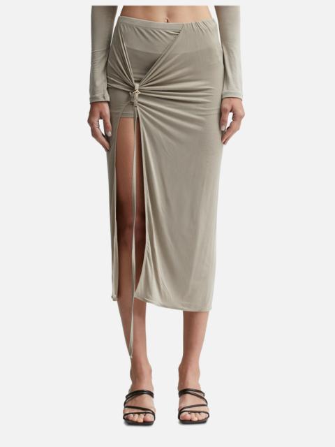 JACQUEMUS LA JUPE PAREO CROISSANT