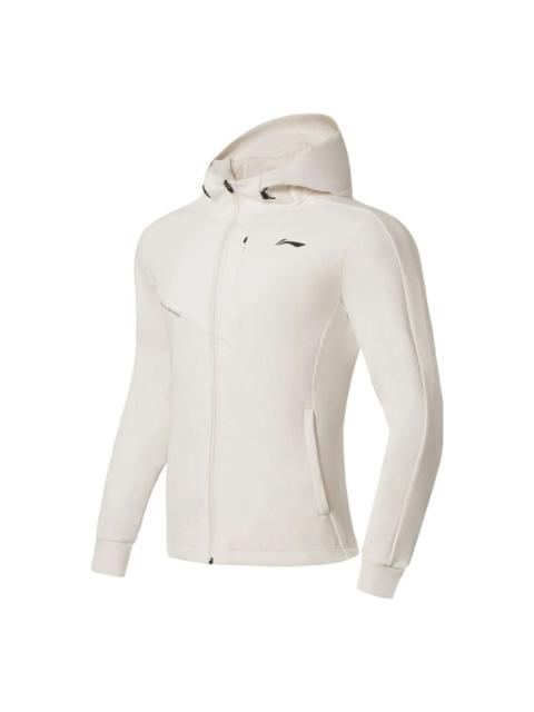 Li-Ning Li-Ning Training Logo Printing Jacket 'Cream White' AWDS627-9