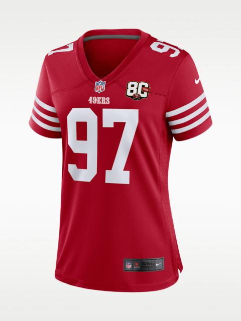Nike Nick Bosa San Francisco 49ers 80th Anniversary Women's Nike NFL Game Jersey