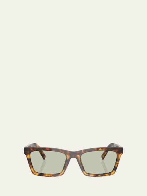 Miu Miu MUA05S Rectangular Acetate Sunglasses