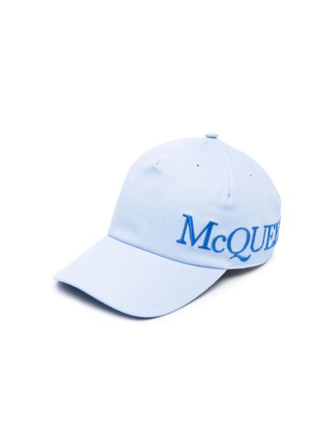 Alexander McQueen logo-embroidered cotton baseball cap