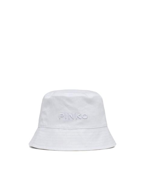 PINKO embroidered-logo bucket hat