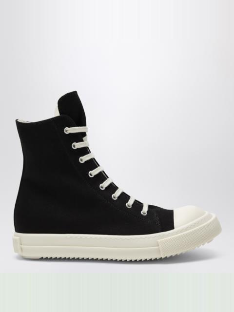 Rick Owens DRKSHDW Temple sneakers in black/milk white denim