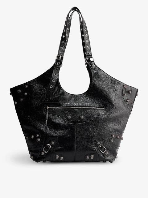 Le Cagole leather tote bag