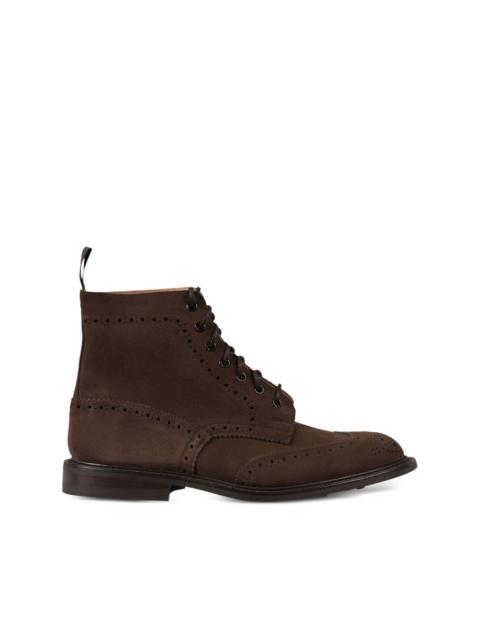 Tricker's Stow leather biker boots