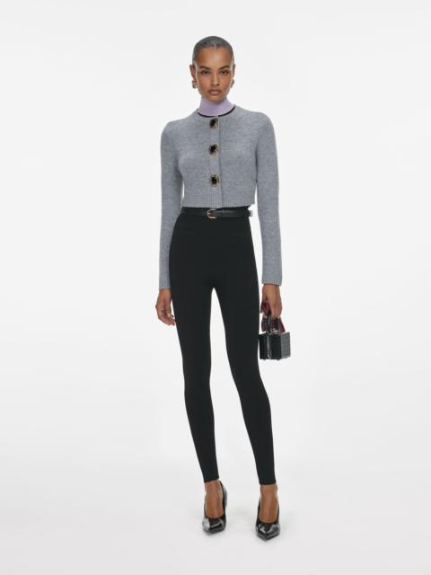self-portrait Grey Wool Cardigan