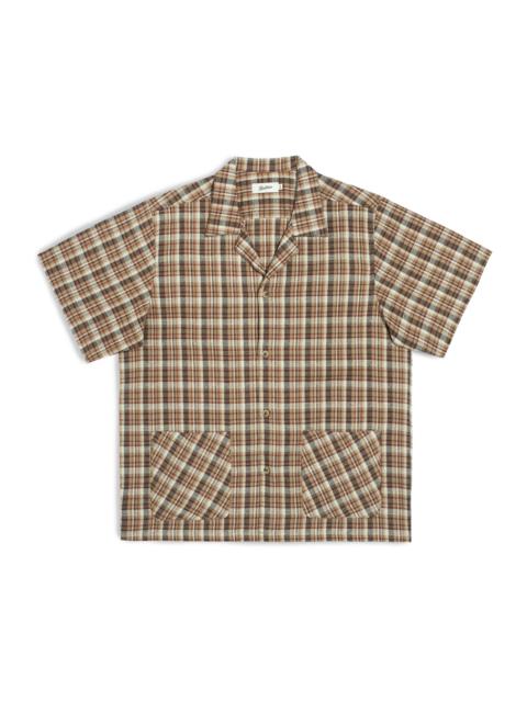 Bather Toffee Check Traveler Shirt
