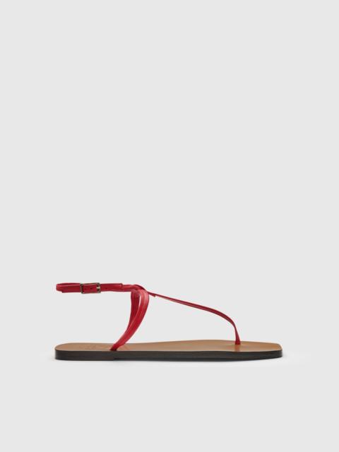 ATP ATELIER Alassio Melograno Nappa Flat sandals