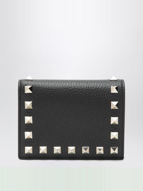 Valentino Black Rockstud leather wallet