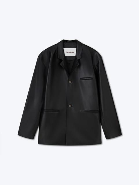 Nanushka SANCO - OKOBOR™ alt-leather jacket - Black