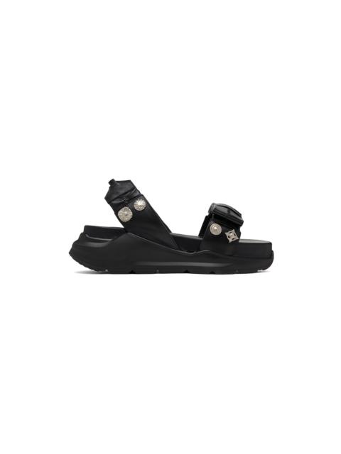 TOGA PULLA Black Chunky Sandals