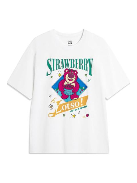 Li-Ning Li-Ning x Disney Toy Story Lotso Graphic T-shirt 'White' AHSU663-1