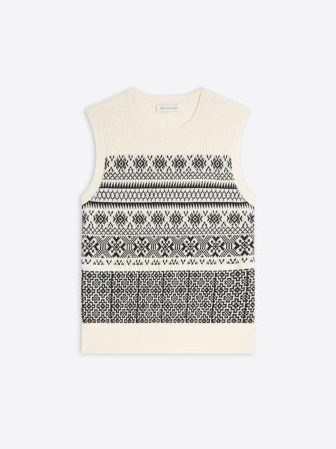 Dries Van Noten JACQUARD WOOL SWEATER