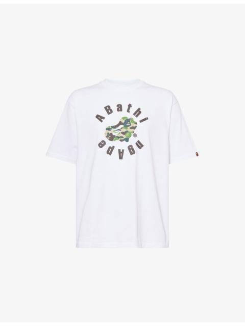 A BATHING APE® Abc Camo Heart Ape Graphic-Print Cotton T-Shirt