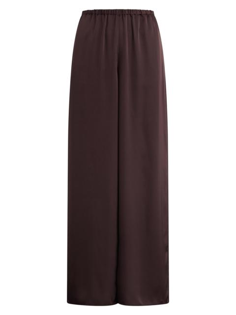 Favorite Daughter Women's The Everything Satin Wide-Leg Pants - Espresso