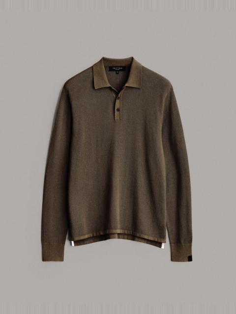 rag & bone Harvey Cotton Knit Long Sleeve Polo
Classic Fit Polo