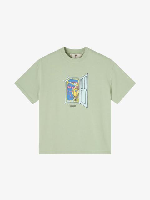 A.P.C. PERMANENT UNIVERSE T-SHIRT - A.P.C. X BRAIN DEAD COLLABORATION/INTERACTION