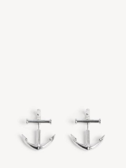 BALENCIAGA Anchor Earrings in Silver