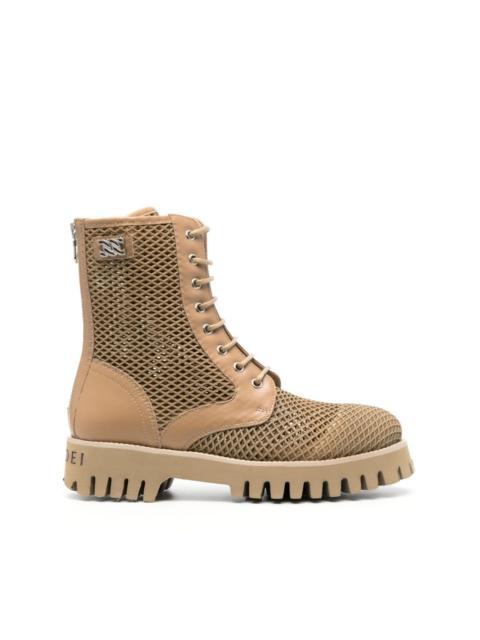 CASADEI mesh ankle boots