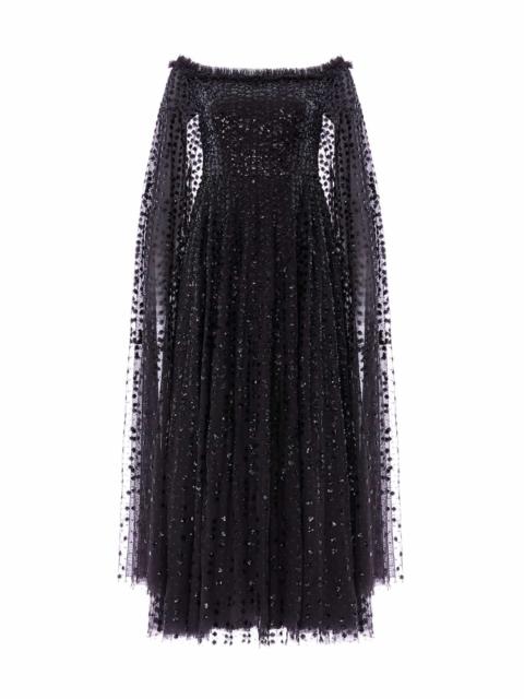 Needle & Thread Raindrop Cape Ankle Gown