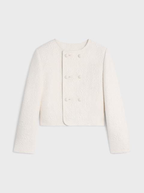 CELINE verneuil boutis jacket in wool and silk