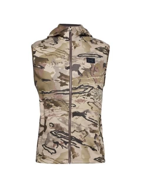 Under Armour camouflage-pattern hooded gilet