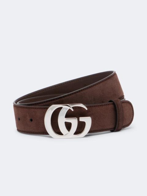 GUCCI GG Marmont suede belt