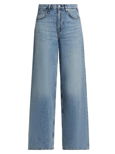 rag & bone Women's Sofie Featherweight Wide-Leg Jeans - Amalfi