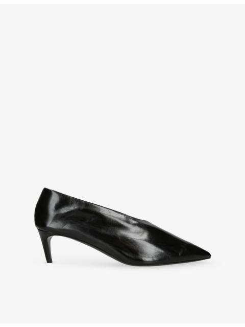 KHAITE Miriam 50 Leather Pumps