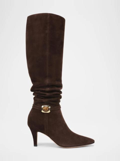 VERONICA BEARD Angeline 75MM Suede Boots