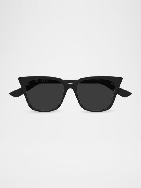 Alexander McQueen 53mm Acetate Cat-Eye Sunglasses