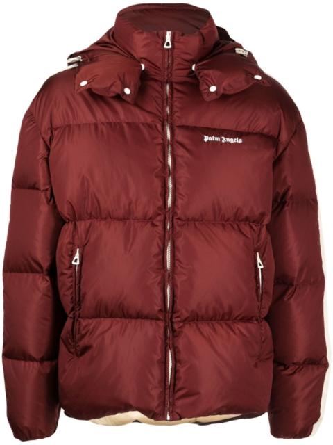 Palm Angels detachable-hood puffer jacket