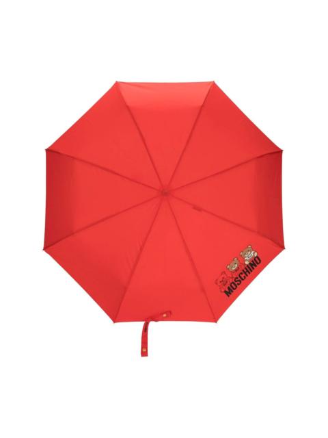 Moschino Teddy logo-print umbrella
